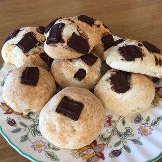 ホットケーキミックスで、チョコパン